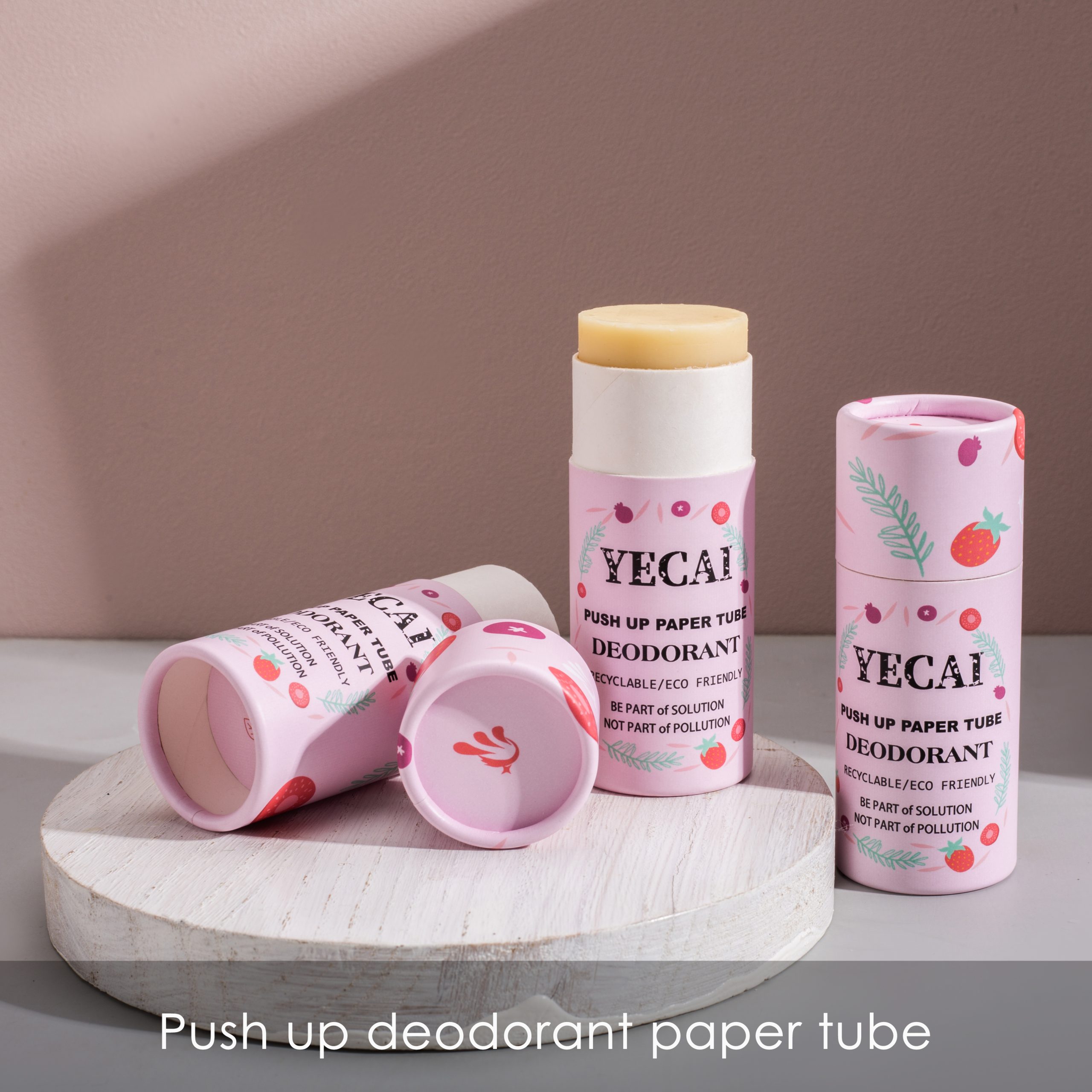 Push Up Deodorant Paper Tube